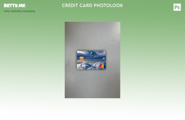 Модерен стил Франција La Banque Postale банка мастер карта photolook преден шабл